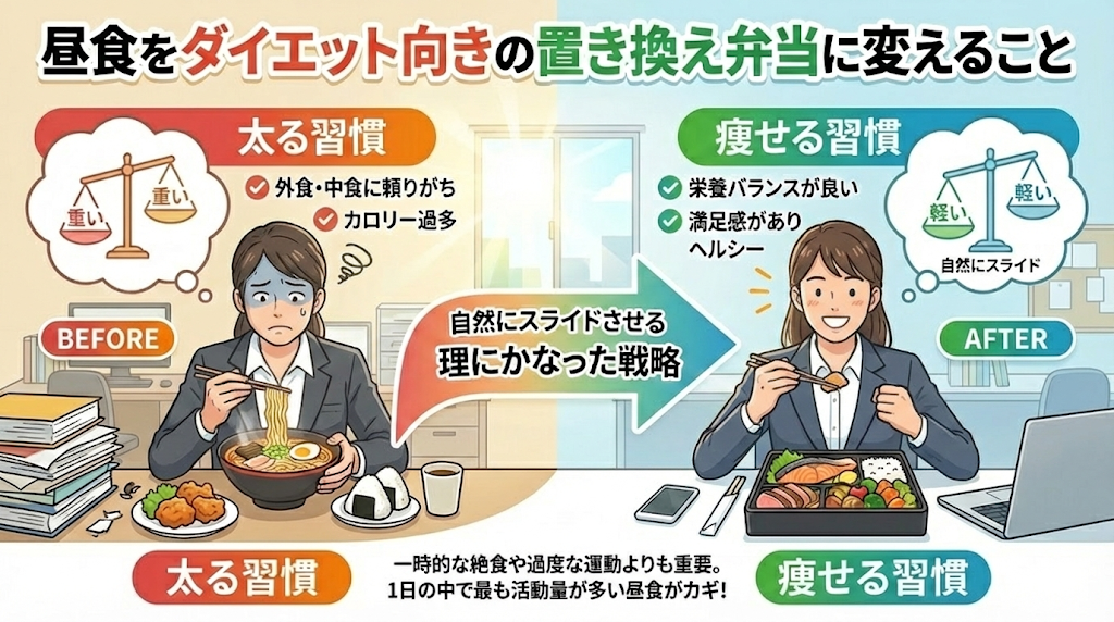 ダイエット中の食事を冷凍弁当に置き換えるメリットと成功の秘訣