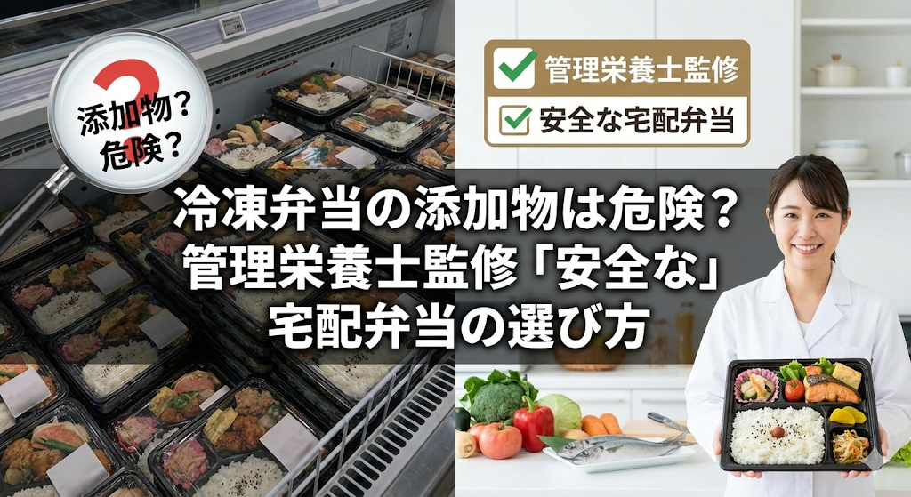 冷凍弁当の添加物は危険？管理栄養士監修「安全な」宅配弁当の選び方