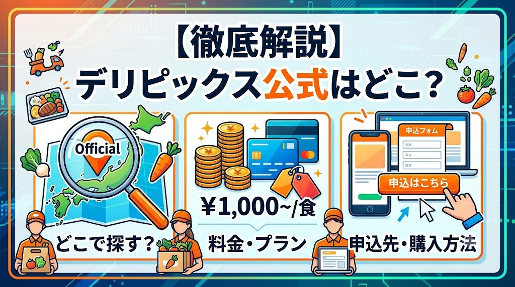デリピックス公式はどこ？料金・申込先を解説