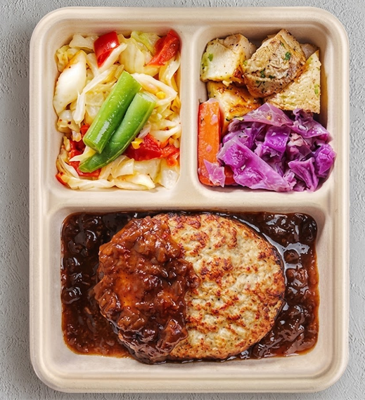 ハンバーグ 飴色玉ねぎのシャリアピンソース