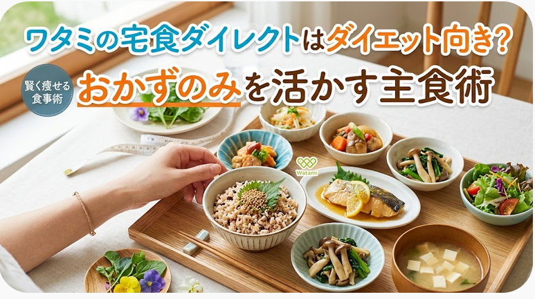 ワタミの宅食ダイレクトはダイエット向き？おかずのみを活かす主食術